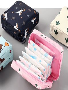 Tampon Storage, Sanitary Napkin Bag, Padded Pouch, Menstrual Pads, Sanitary Napkin, Sanitary Pads, Pouch Organizer, Sewing Organization, Personal Hygiene