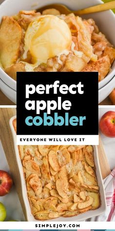 the perfect apple cobbler recipe for everyone will love it