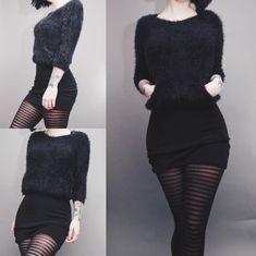 Miranda Rights, Casual Goth, Looks Black, Outfit Trends, Grunge Goth, Mode Inspo, Gothic Outfits