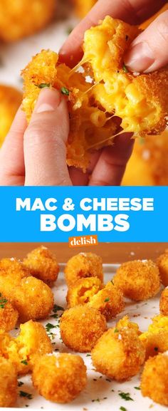 Party Snacks Kids, Man Snacks, Mac And Cheese Balls Recipe, Kids Appetizers, Meery Christmas, Taco Mac And Cheese, Mac N Cheese Balls, Snacks Kids, Fried Mac And Cheese