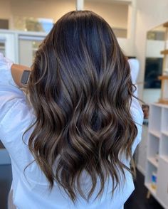 Dimensional Dark Brown Hair, Subtle Brown Highlights, Bleach Hair Color, Dimensional Hair, Purple Hair Highlights, Highlights Ideas