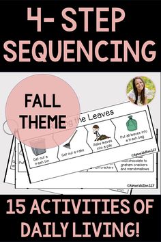 four activities to help students learn how to use the 4 - step sequence