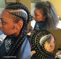 Braids ¤ Twist (Natural hair & Protective Style) Hairstyle Inspo, African Hair, Hair Weaves, Beautiful Braids, Hair Flip, Silk Press, Afro Hair, Cornrow, Hair Braids