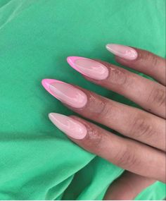 Short almond shaped Russian light pink manicure acrylic nails Light Pink French Tip Nails, Light Pink French Tip, Light Pink French, Pink French Tip Nails, Pink French Tip, Red Nail Art, Pink French, Bride Nails