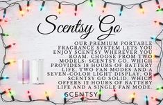 a white wooden sign with lights around it that says, scenty go our premium portable racquet system is you enjoy