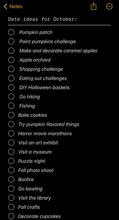 Easy, cute, cheap, and simple fun date ideas!!! 🍂 Cute And Cheap Date Ideas, Movie Date Basket Ideas, Fall Couple Dates Ideas, Fall Date Ideas List, Fun Date Ideas With Boyfriend, Date Ideas College Students, Spooky Dates Ideas, Cheap Cute Date Ideas, August Date Ideas