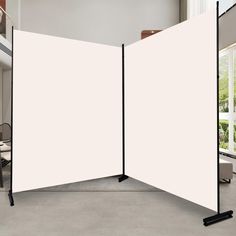 a room divider in an office setting