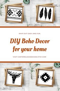 the diy boho decor for your home