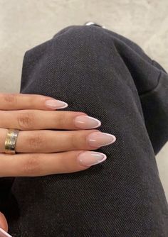 Pink Tip Nails, Sassy Nails, Beige Nails, Minimal Nails, Vibrant Nails, Blush Nails, Shellac Nails, Hair Skin Nails, Nail Nail