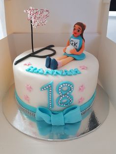 Netball cake 13 Birthday Cake, 13 Birthday, Cake And Cupcakes, Netball, 12th Birthday, 13th Birthday, Cute Cakes, Party Cakes