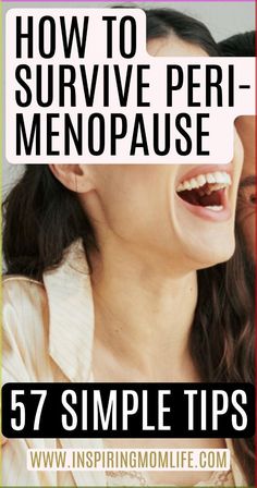 How To Cope With Perimenopause – 57 Simple Tips | Perimenopause Symptoms

Want to know how to cope with perimenopause? Here are the 57 simplest and best tips to help you cruise through perimenopause.

#perimenopause #menopause Pre Menopausal Symptoms Signs, Perimenopausal Diet Plan, Perimenaupose Symptoms, Brightening Skincare, Healthy Hormones, Best Skin Care Routine, Health Screening, Hormone Levels, Hormone Health