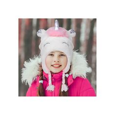 Brighten up chilly days with the Addie & Tate Winter Hat and Gloves Set, designed specifically for kids ages 4-7. This enchanting set features a pink and white unicorn theme that is sure to delight.

- Gender: Female
- Age Group: Kids (4-7 years)
- Material: Durable acrylic knit exterior; soft micro-fleece lining
- Color: Pink/White
- Product Type: Hat and glove set

The durable acrylic knit ensures longevity, while the soft micro-fleece lining offers optimal warmth and comfort, making it skin-f Pink Novelty Winter Hats, Girls Winter Hats, White Unicorn, Unicorn Theme, White Product, Winter Hat, Gender Female, Pink White, Age Group