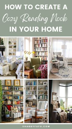 how to create a cozy reading nook in your home