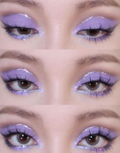 Makeup Tip, Purple Eye Makeup, Eye Makeup Designs