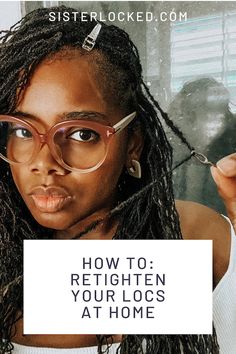 Retightening Your Locs At Home | Sisterlocked Retightening Locs, Skincare Lifestyle, Sisterlocks Styles, Sister Locs, Twist Braid Hairstyles, Sisterlocks, Natural Hair Journey, 4c Hairstyles, Locs Hairstyles