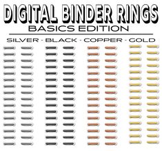 the digital binder rings basics guide for silver and black copper