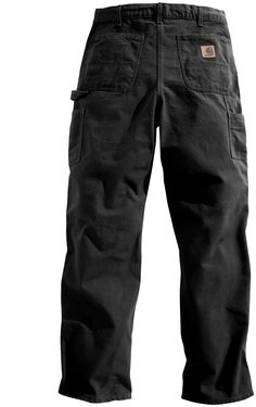 Carhartt Loose-Fit Washed Duck Utility Work Pants are as comfortable as they are durable. The full seat and thighs allows for a roomy fit, and the leg openings are large enough to fit easily over your work boots. Rugged 12-oz. 100% cotton ringspun washed duck canvas with plied yarns is garment washed for softness. Bar tacks at vital stress points ensure years of durability. These Carhartt pants have 2 hand pockets, 2 reinforced back pockets, a coin pocket, a tool pocket, a hammer loop, and a rul Work Pants For Men, Utility Work Pants, Carhartt Cargo Pants, Bass Pro Shop, Carhartt Cargo, Mens Fashion Work, Mens Work Pants, Carhartt Pants