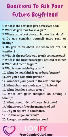 Prepare for your future relationship with these thoughtful questions to ask your future boyfriend. Perfect for understanding your compatibility and setting the foundation for a strong bond! #FutureBoyfriend #RelationshipGoals #LoveLife #GetToKnowYou #DeepConversations #CoupleBonding #Compatibility #IntimateQuestions #HeartfeltTalks #NewBeginnings Future Questions To Ask Your Boyfriend, Ft Topics, Thoughtful Questions To Ask, Fun Relationship Questions, Truth Dare, Couple Quiz, Intimate Questions For Couples, Boyfriend Questions