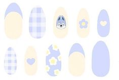 Nail Designs Drawing, Stray Kids Nail Art, Stray Kids Nails, Skz Nails, Paper Nails