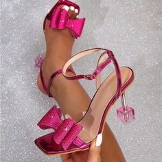 Girly Heels, Pink Platform Heels, Color Heels, Hot Pink Weddings, Black Heels Low, Shoes Heels Classy, Elegant High Heels