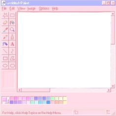 an image of a pink computer screen