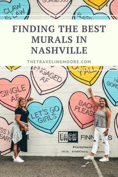 Nashville Mural Map and Guide Nashville Girls Weekend, Nashville Map, Nashville Murals