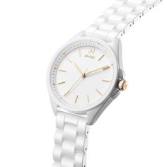 Gloss White Watch | MVMT Movado Womens Watch, White Watches Women, Mvmt Watches, Classic Jewelry Pieces, Slim Watches, Polarized Glasses, Ceramic Watch, White Watch, Classic Jewelry