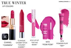 Figuring out your seasonal color analysis and think you might be a true winter? This ultimate guide to the cool winter season will help you confirm it! From True Winter color palette guide, true winter makeup, true winter outfits, and true winter celebrities, it has everything you need to shine in your best colors. Included: true winter lipstick, true winter hair color, true winter olive skin, true winter aesthetic | cool winter | seasonal color analysis | true winter black woman | true winter True Winter Hair Color, Winter Seasonal Color Analysis, True Winter Hair, Winter Lipstick Colors, True Winter Makeup