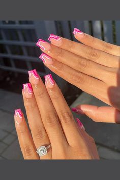 Check out for nail ideas, pink nails, white nails, pink prom nails and more Pink White Nail Designs, Milk Pink Nails, Classy Nail Ideas, Acrylic Nails Yellow, Pink Nail Ideas, Pink White Nails, Matte Nail Art, Classy Nail, Classy Nail Designs