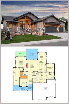 This stunning 1-story, 4-bedroom contemporary mountain house features a spacious layout with a lower-level expansion option, perfect for growing families or those who love extra space. Enjoy open-concept living, stunning mountain views, and plenty of room to relax and entertain. Explore the floor plan for your dream mountain retreat!