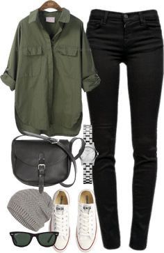 Outfits 2023, Mode Casual, Cute Fall Outfits, Green Shirt, 가을 패션, Fashion Mode, Outfits Summer, Mode Inspiration