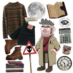 Urban Exploration Aesthetic Outfit, Dipper Pines Inspired Outfit, Dipper Pines Outfit, Stanford Outfit, Cryptidcore Clothes