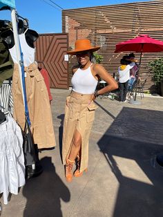 A chic twist to a classic cargo style. A high waist belted skirt with double buttons in the front. Cargo pockets on both sides. Open slit in front and back slit. Has no stretch. Long Cargo Skirt With Pockets, Long Cargo Skirt, Belted Skirt, Cargo Style, Cargo Skirt, Skirt With Pockets, Skirt Belt, Skirts With Pockets, Sewing Ideas