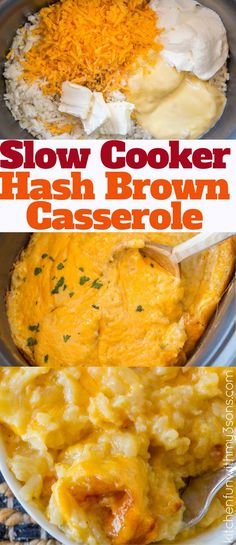 slow cooker hashbrown casserole recipe is the best way to make it at home