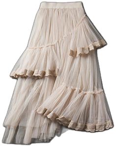 Summer Midi Pleated Skirt With Ruffles, Long Pleated Skirt With Ruffles For Summer, Long Pleated Ruffle Skirt For Summer, Long Pleated Ruffled Skirt For Summer, Stretch Tiered Maxi Skirt For Summer, High Waist Fitted Tulle Skirt, Fitted High Waist Tulle Skirt, Beige Non-stretch Tiered Skirt, Chic Non-stretch Tiered Skirt