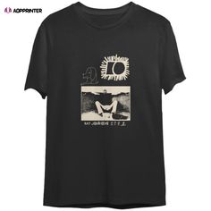 Ray Johnson fan art T-Shirt For Men And Women Artistic Black T-shirt With Letter Print, Summer Graphic Design Ring-spun Cotton T-shirt, Black Artistic Graphic Print, Custom Artwork T-shirt For Artistic Expression In Summer, Black Graphic Print T-shirt For Artistic Expression, Black Ring-spun Cotton T-shirt For Summer, Artistic Custom Artwork T-shirt For Summer, Artistic T-shirt With Custom Artwork For Summer, Summer Custom Artwork Crew Neck T-shirt