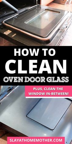 how to clean oven door glass plus, clean the window in between