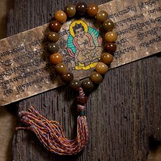 Tibetan Buddhism Wrist Mala- Bodhi Root Tibetan Culture, Grounding Energy, Wrist Mala, Tibetan Buddhism, Spiritual Enlightenment, Earthy Colors, Natural Tones, Three Days, Spiritual Awakening