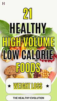 Eating a diet that is both nutritious and healthy in order to lose weight and improve their health. High volume low calorie foods play an important part in maintaining this balance, allowing for greater amounts without the weight of excess calories. High Volume Low Calorie Food, High Volume Low Calorie, 300 Calories Recipes, 300 Calorie Breakfast, Low Calorie Foods, Low Calorie Vegetables, Low Calorie Fruits, Low Calorie Cooking, Diet Ideas