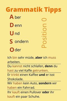 an orange and yellow poster with words in different languages