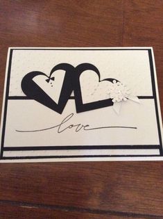 a card with the word love written on it