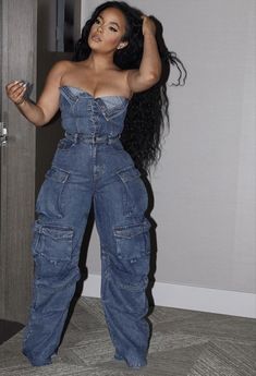 Cargo Outfits, Bday Hair, Night Fits, Modeling Outfits, Jumpsuit Outfit, Fit Ideas, Pant Style, Cargo Pant