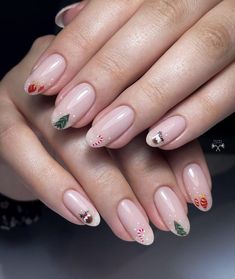 Cute Christmas Nails, Christmas Nails Acrylic, Thanksgiving Nails, Funky Nails, Winter Nails