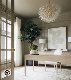 This sculptural chandelier makes an understated statement in this tranquil home office. Now 20% off for the Memorial Day sale. 

Follow my shop @KHK_DESIGNS on the @shop.LTK app to shop this post and get my exclusive app-only content!

#liketkit #LTKsalealert #LTKhome #LTKSeasonal
@shop.ltk
https://liketk.it/3FLUb