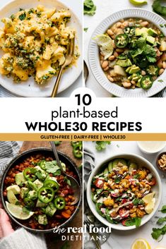 the top 10 plant - based whole 30 recipes to make it easier for you to eat