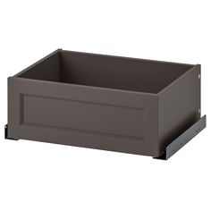 a large gray container with two drawers