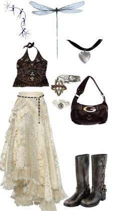 Vintage Y2k Aesthetic, Fairycore Clothes, Aesthetic Fits, Aesthetic Inspiration, Summer Boho