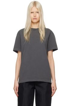 Discover great products at the best prices at Dealmoon. Gray Embossed T-Shirt. Price:$156.00 at SSENSE Balenciaga Black, Knitted Bags, Black Mini