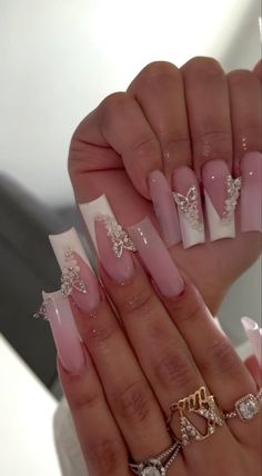 White French Acrylic Nails With Design, Ideas For Short Nails, Fashionable Nails, Classy Acrylic, Duck Nails, White Acrylic Nails, French Tip Acrylic Nails