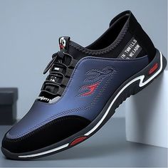 Category:Casual Shoes,Sneakers; Upper Materials:Leather; Embellishment:Splicing; Season:Spring,Fall; Gender:Men's; Size Suggestion:standard size, select your usual size; Activity:Walking; Toe Shape:Round Toe; Style:Casual; Boot Shaft:Booties / Ankle Boots; Outsole Materials:Rubber; Occasion:Daily; Closure Type:Loafer; Function:Comfortable; Pattern:Solid Colored; Listing Date:10/04/2023; 2024 Trends:Retro; Foot Length:null; Foot Width:null; Size chart date source:Provided by Supplier.; US Size:nu Blue Leather Casual Slip-on Sneakers, Breathable Leather Low-top Slip-on Sneakers, Breathable Leather Slip-on Sneakers, Casual Blue Leather Slip-on Sneakers, Blue Low-top Leather Walking Shoes, Blue Leather Low-top Walking Shoes, Casual Blue Leather Walking Shoes, Blue Leather Breathable Sneakers, Breathable Leather Walking Shoes For Active Wear